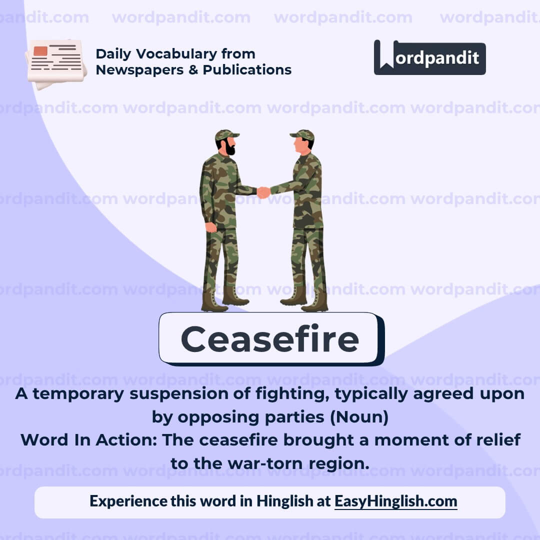 Ceasefire Vocabulary Post