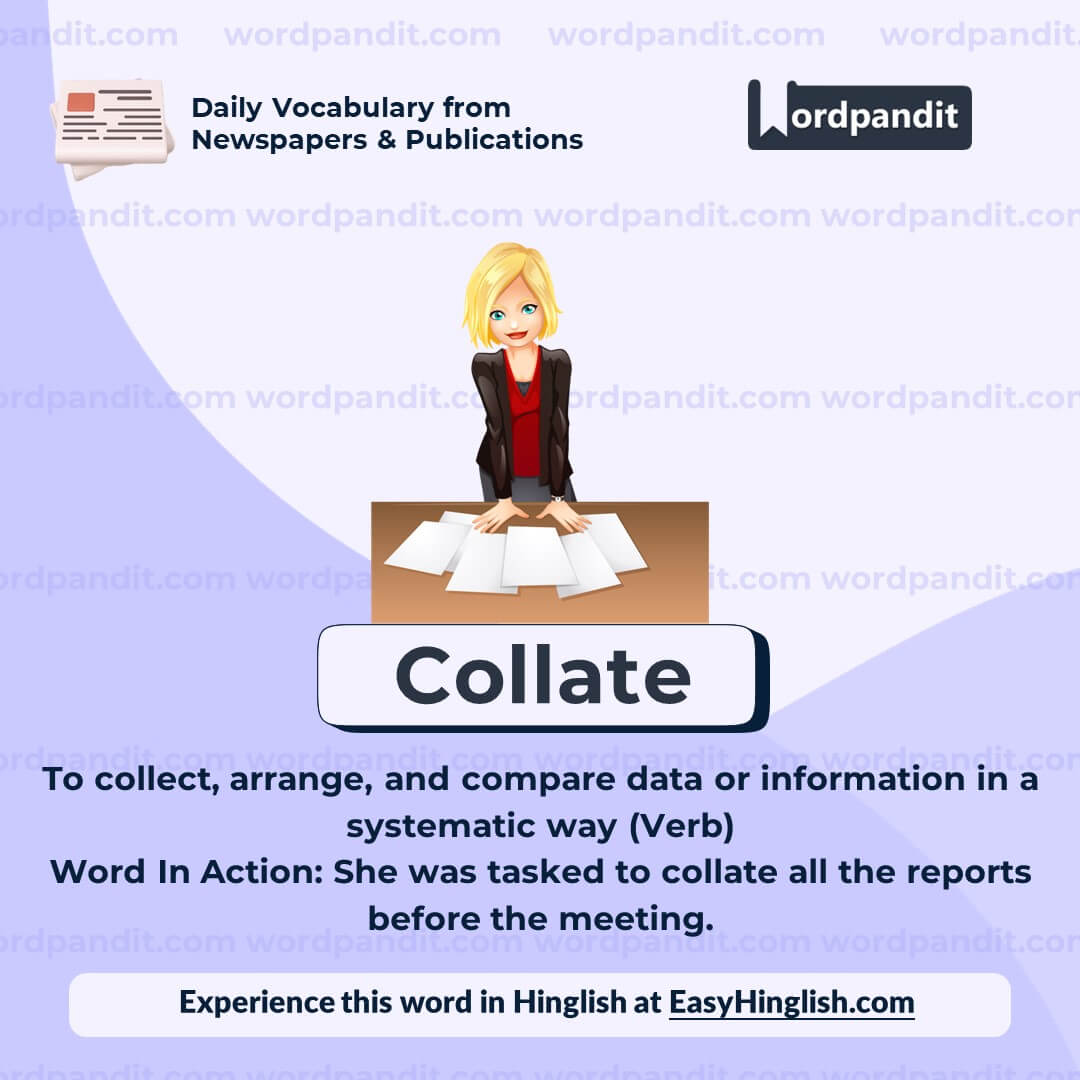 Collate Vocabulary Post