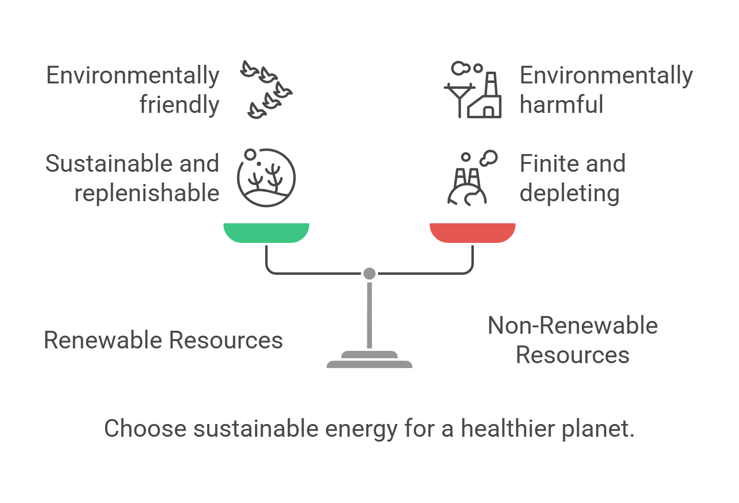Comparison Of Renewable And Non Renewable Resources