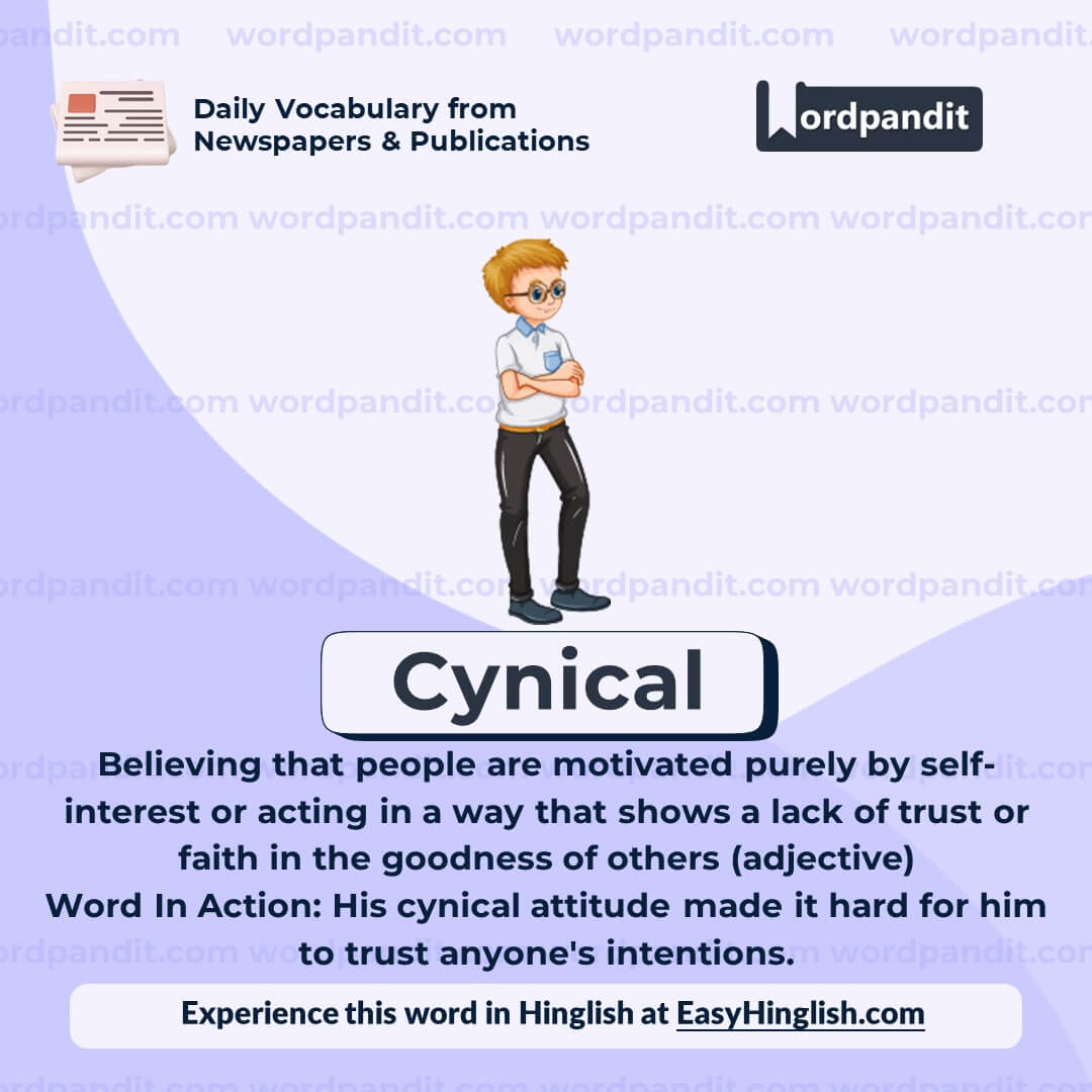 Cynical Vocabulary Post