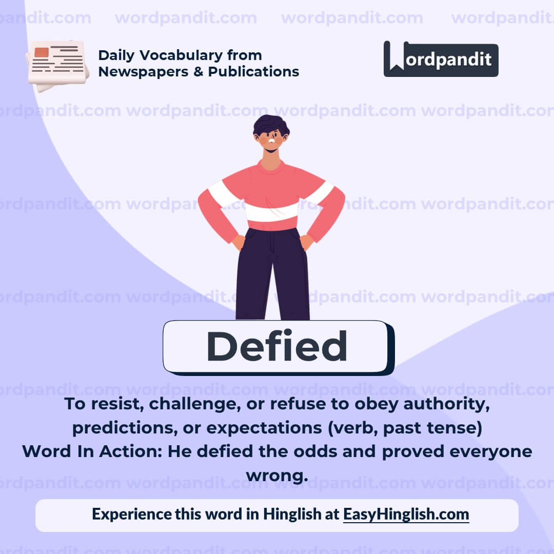 Defied Vocabulary Post