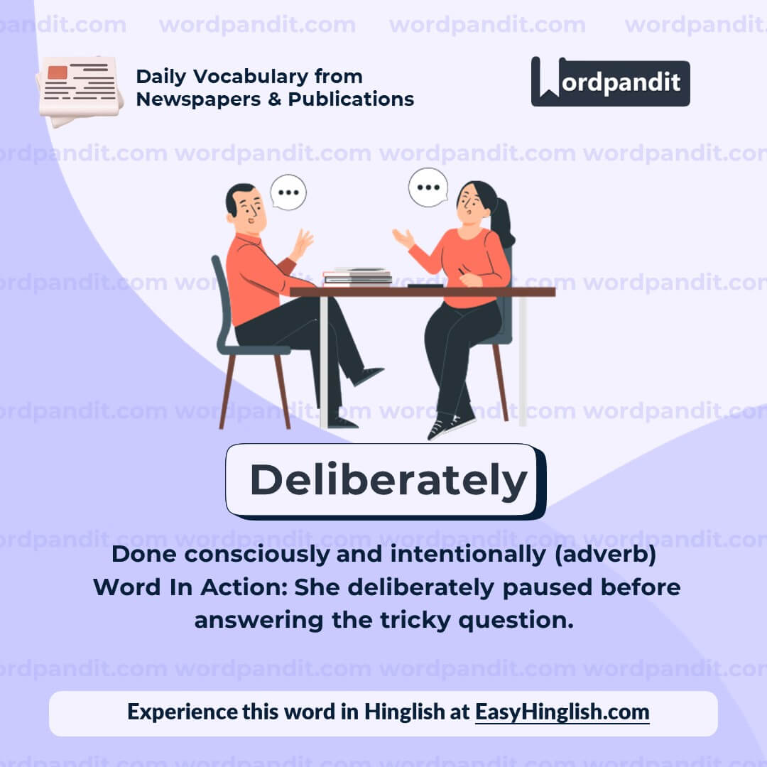 Deliberately Vocabulary Post