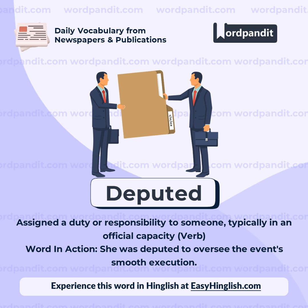 Deputed Vocabulary Post