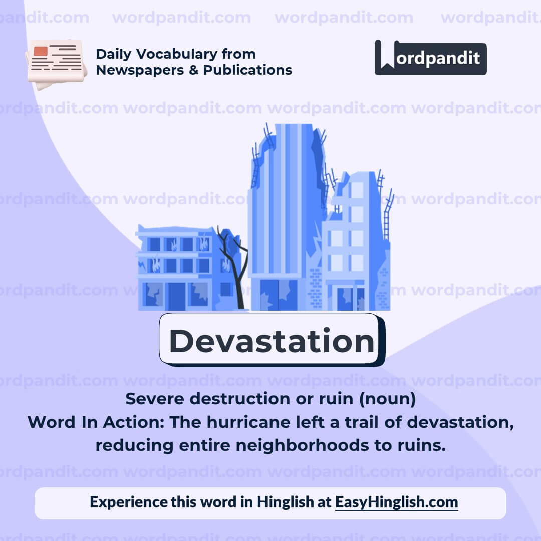 Devastation Vocabulary Post