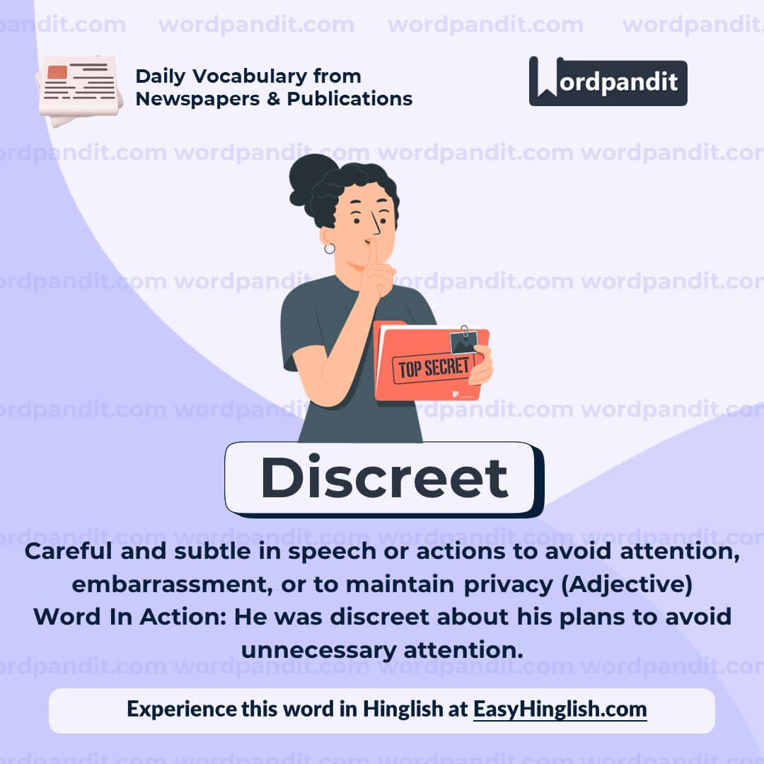 Discreet Vocabulary Post