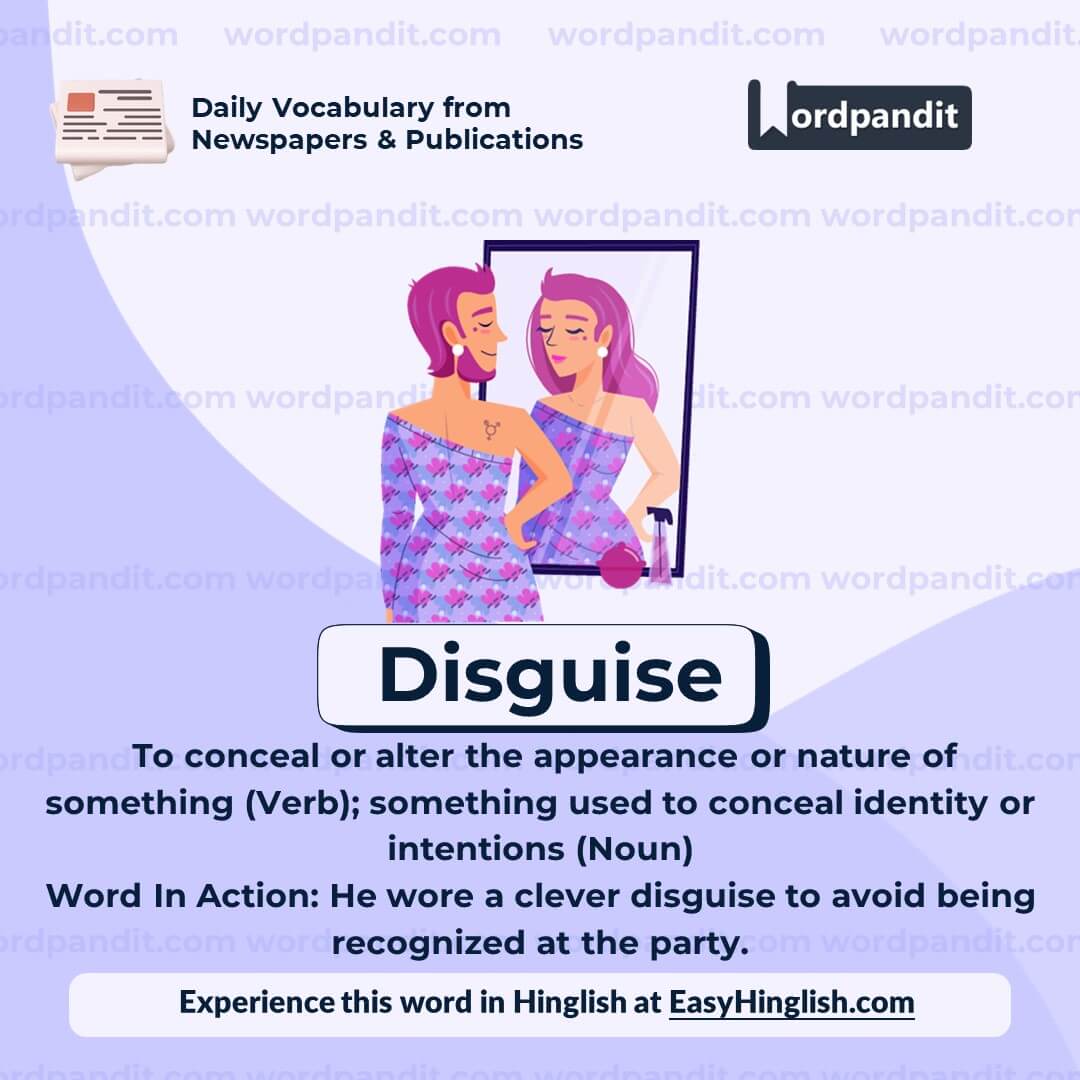 Disguise Vocabulary Post Disguise Vocabulary Post
