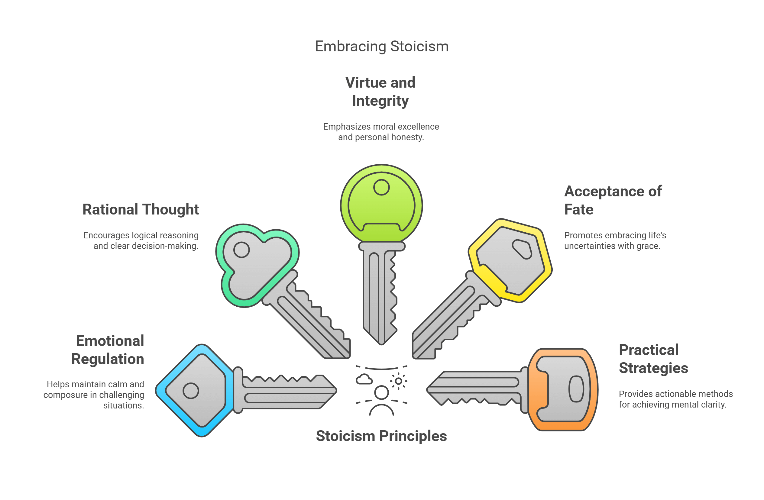 Embracing Stoicism Keys To Virtue And Resilience