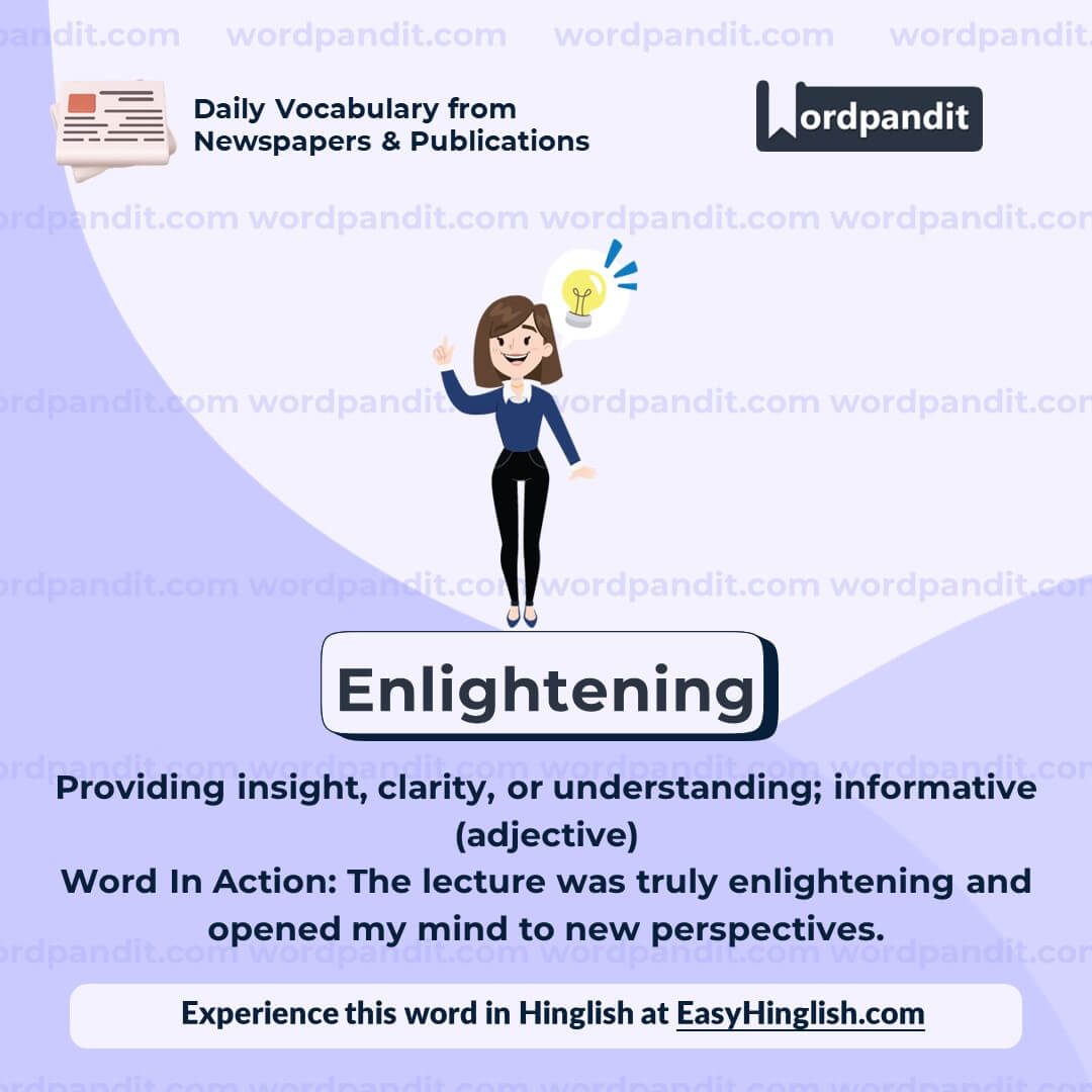 Enlightening Vocabulary Post