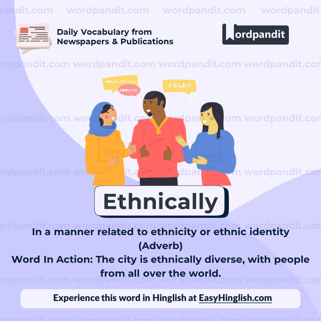 Ethnically Vocabulary Post