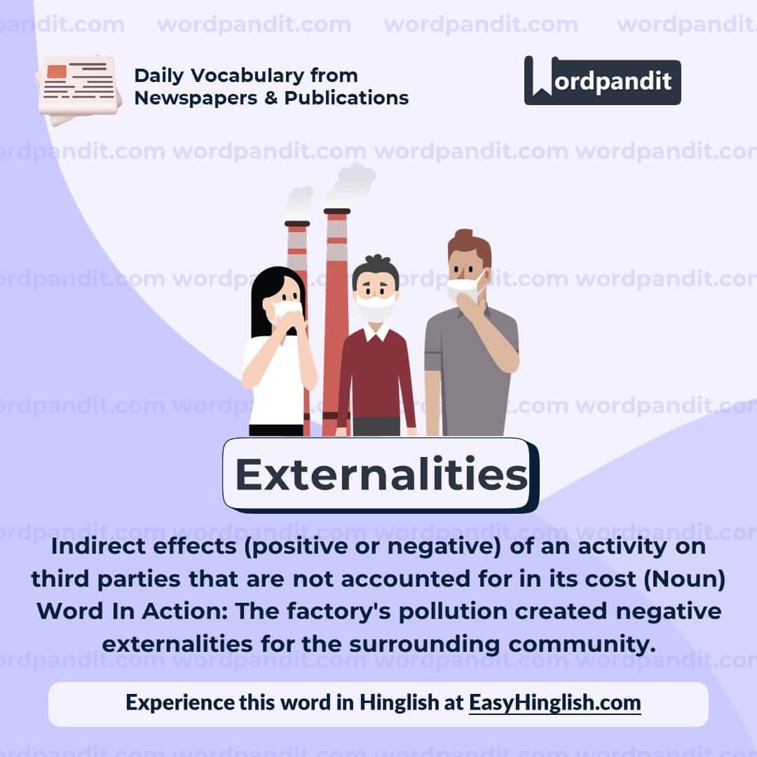 Externalities Vocabulary Post Externalities Vocabulary Post