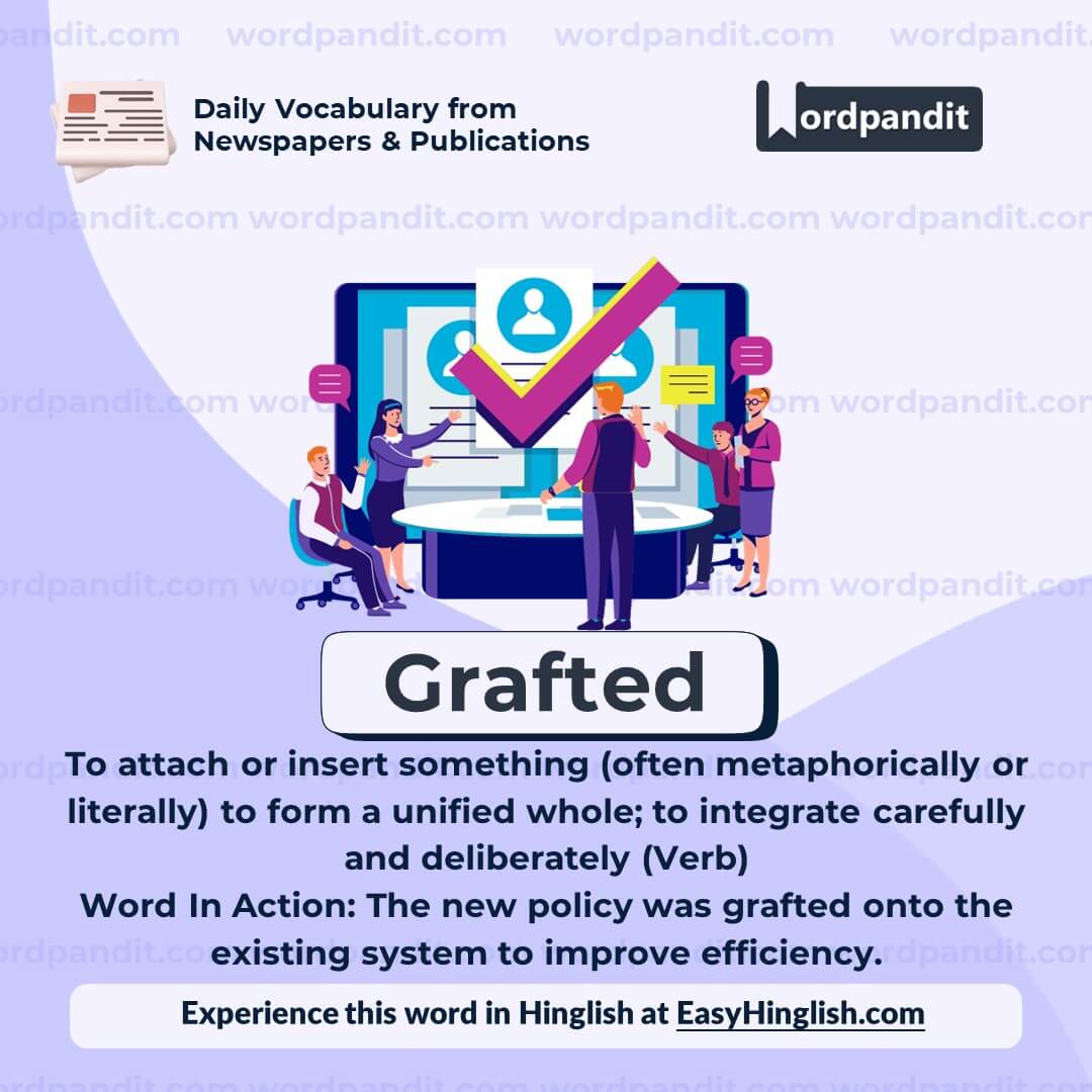 Grafted Vocabulary Post