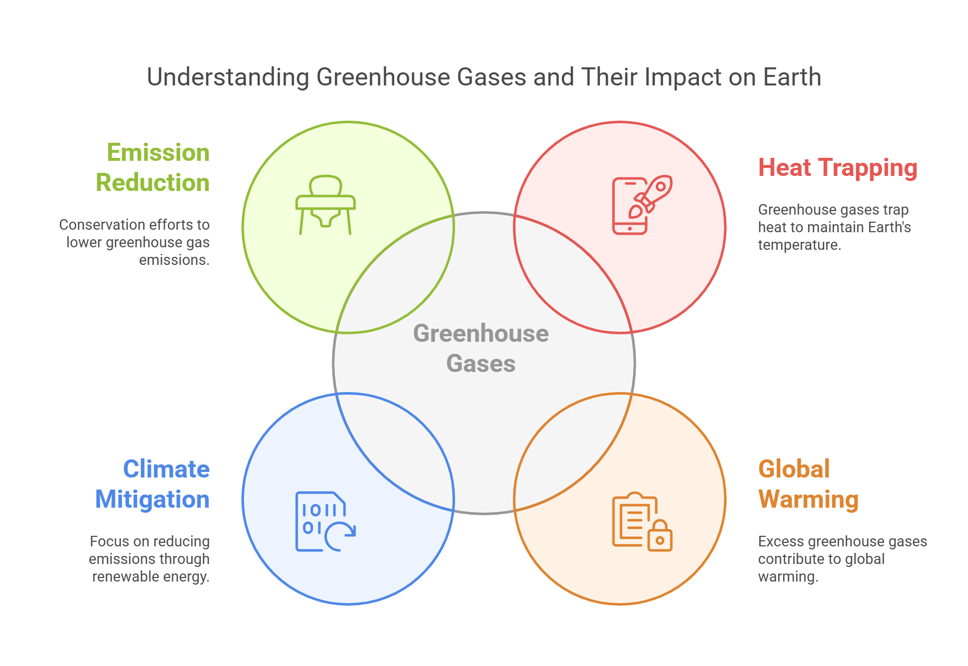 Greenhouse Gases Impact On Climate And Emission Reduction