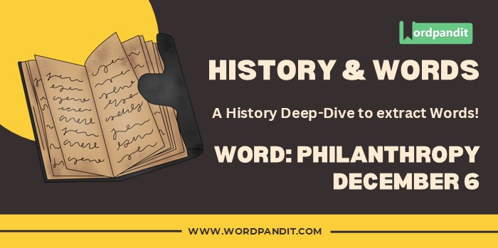 History & Words Philanthropy Dec 6