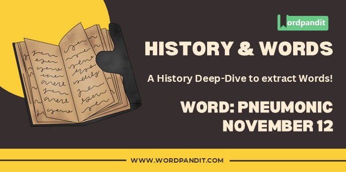 History & Words Pneumonic Nov 12