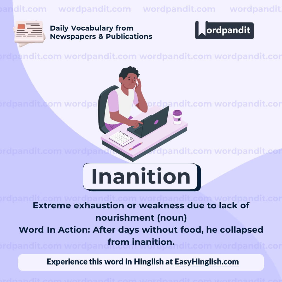 Inanition Vocabulary Post