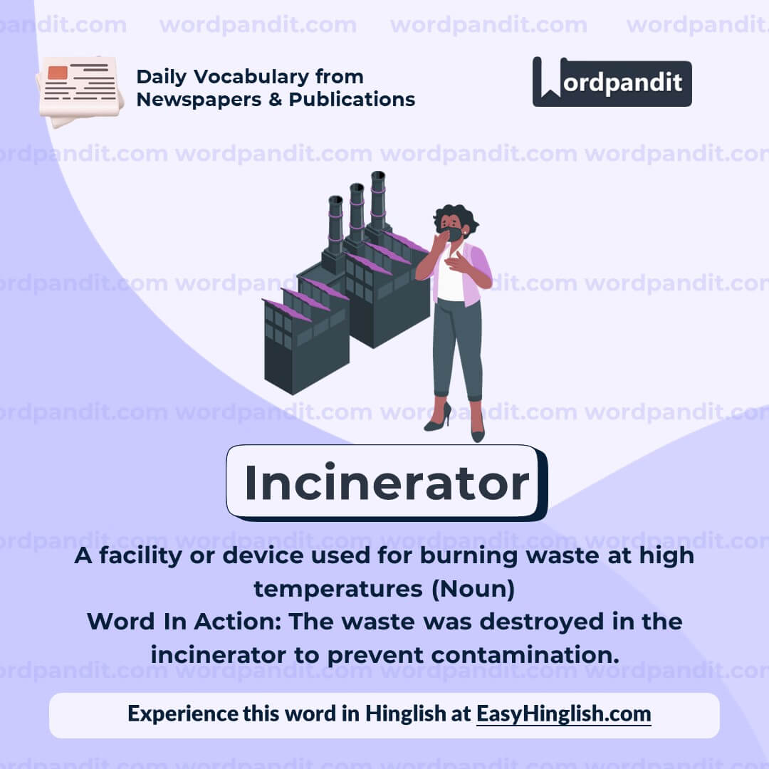 Incinerator Vocabulary Post Incinerator Vocabulary Post