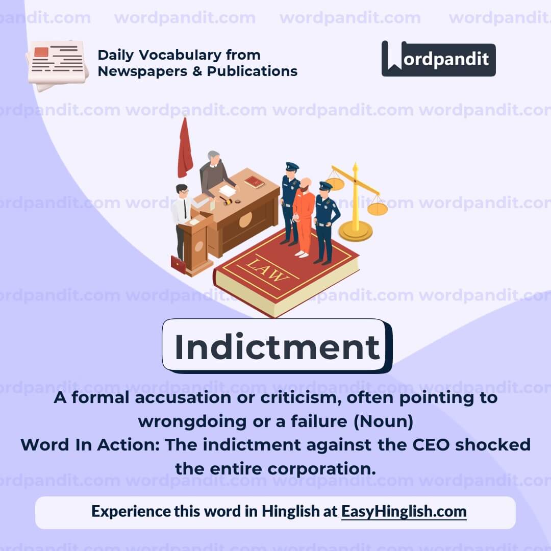 Indictment Vocabulary Post