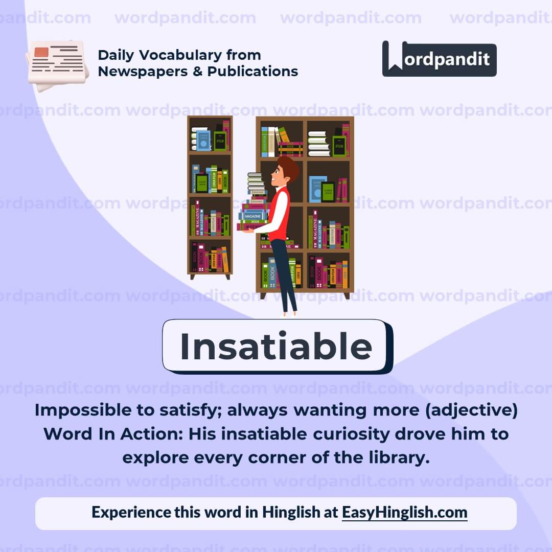 Insatiable Vocabulary Post Insatiable Vocabulary Post