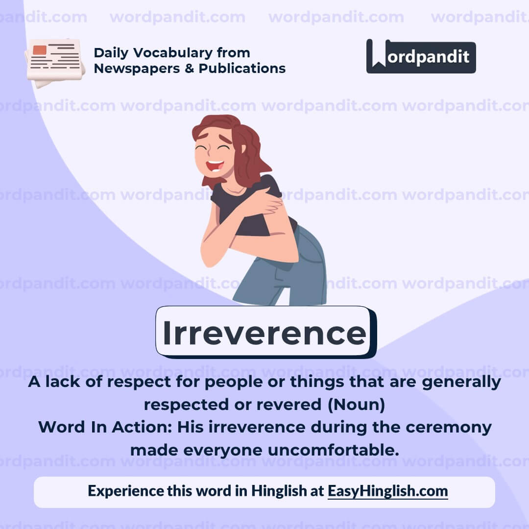 Irreverence Vocabulary Post