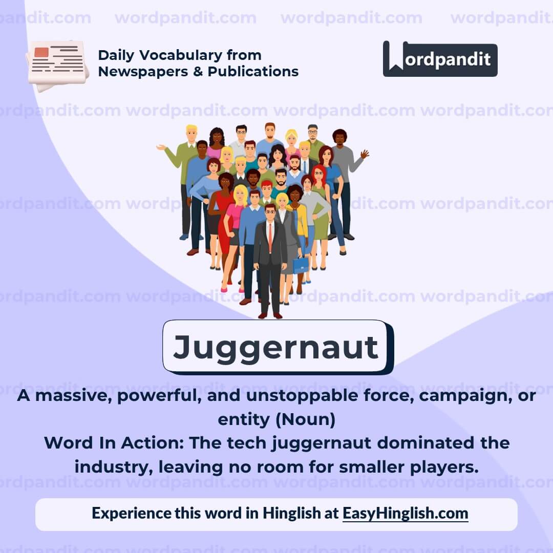 Juggernaut Vocabulary Post Juggernaut Vocabulary Post