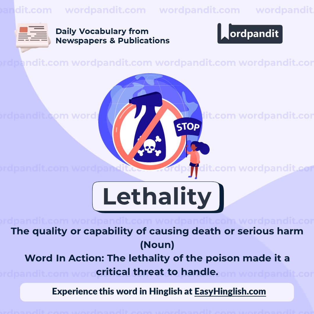 Lethality Vocabulary Post
