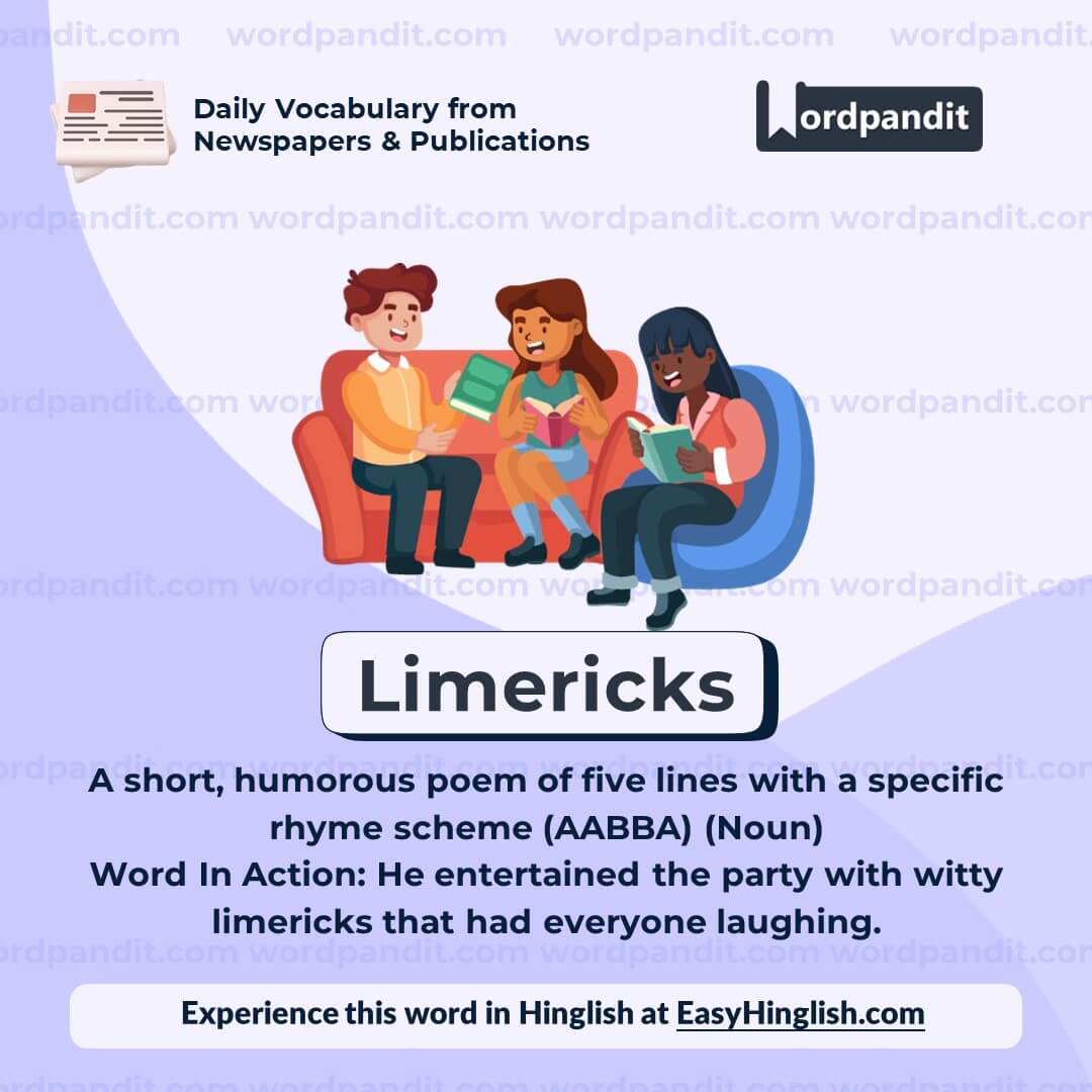 Limericks Vocabulary Post