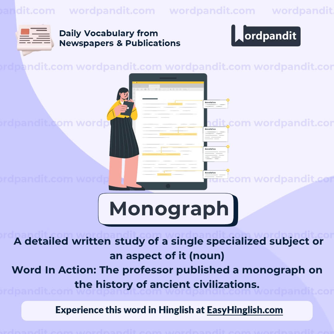 Monograph Vocabulary Post