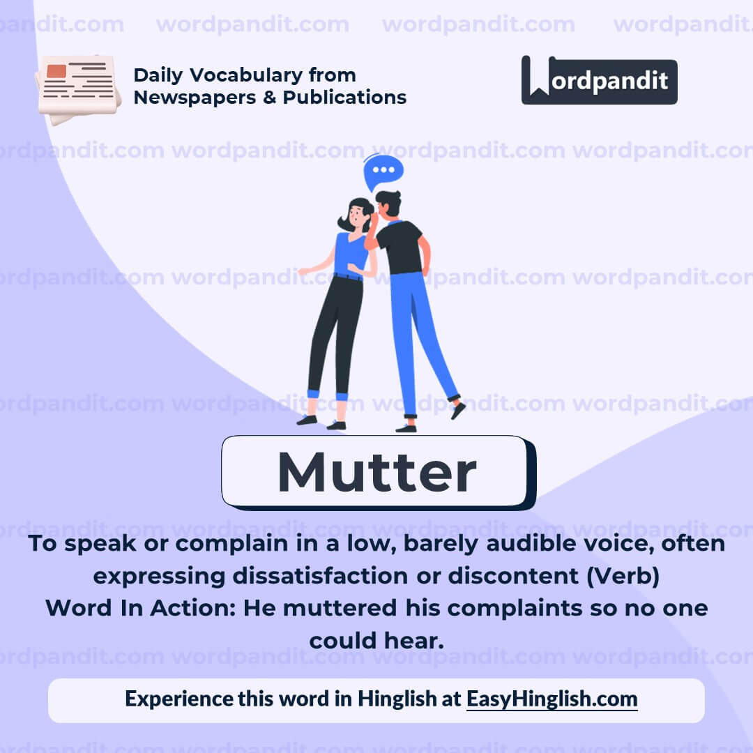 Mutter Vocabulary Post
