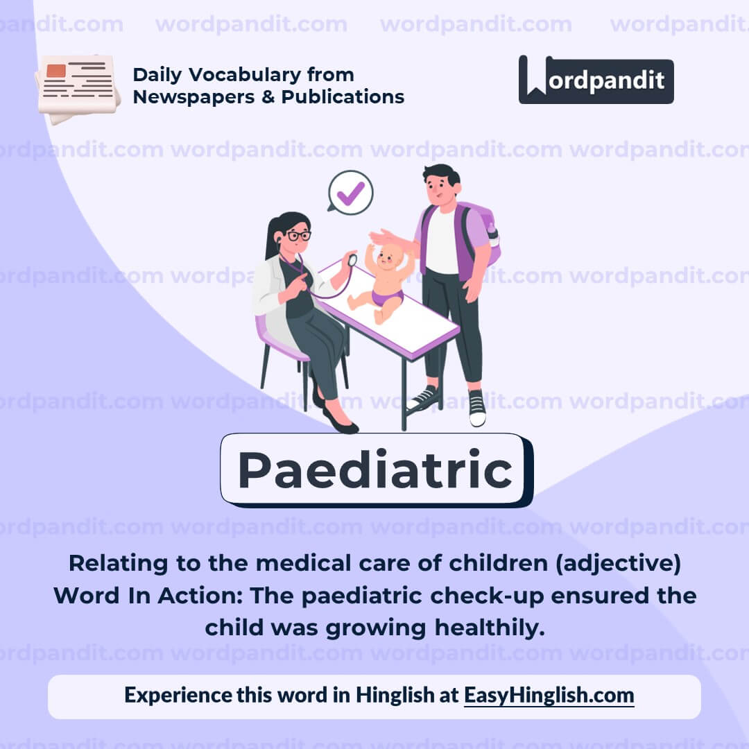 Paediatric Vocabulary Post