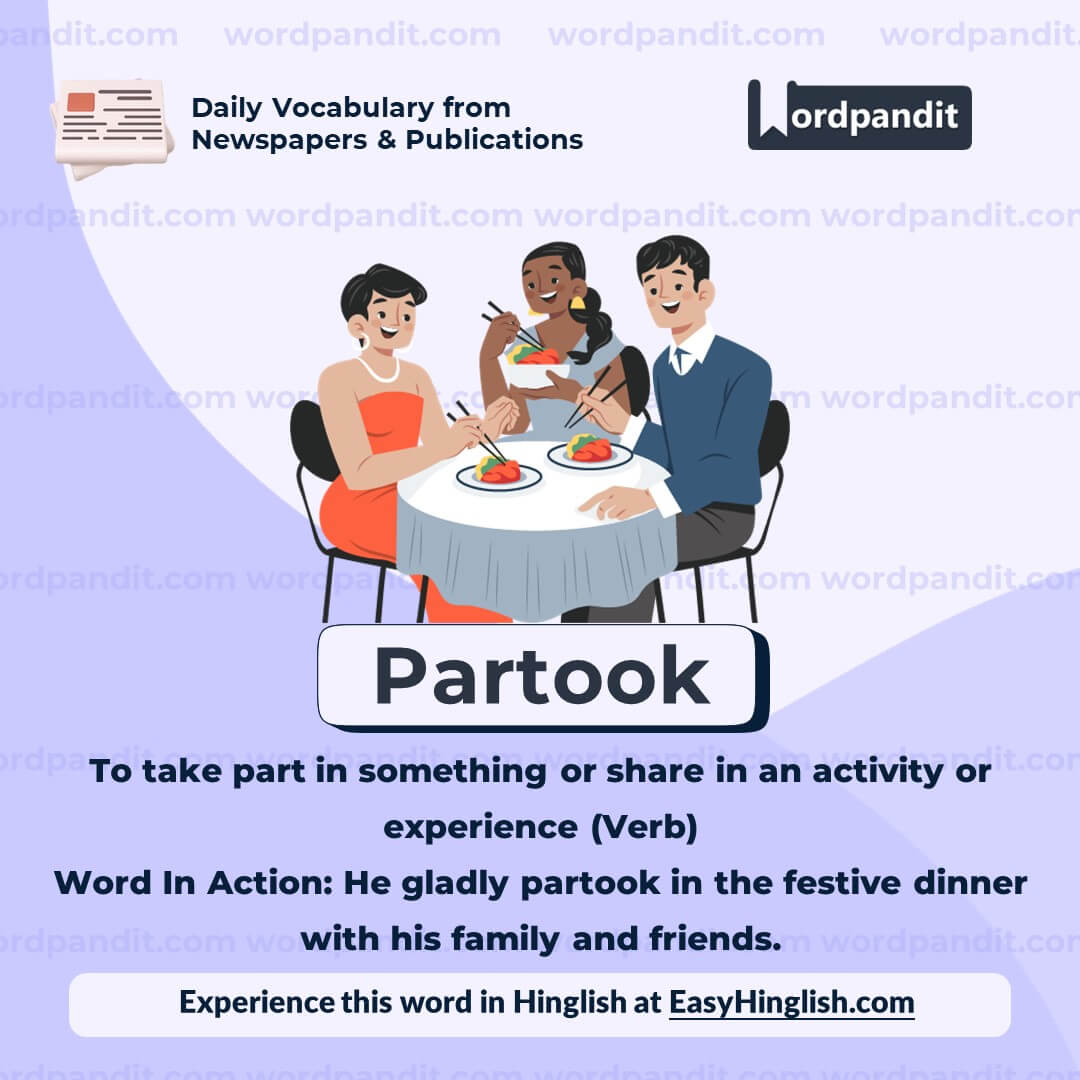 Partook Vocabulary Post