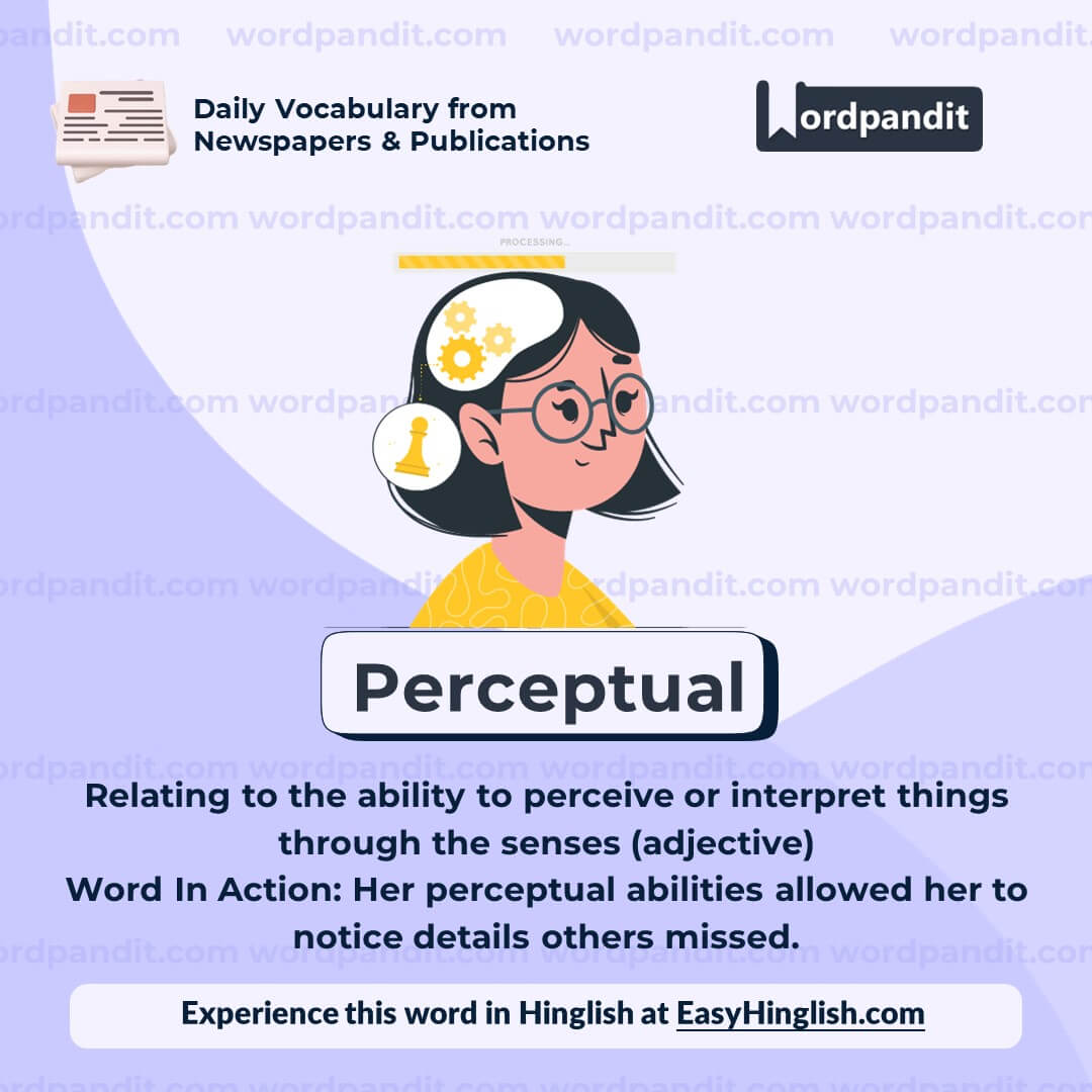 Perceptual Vocabulary Post