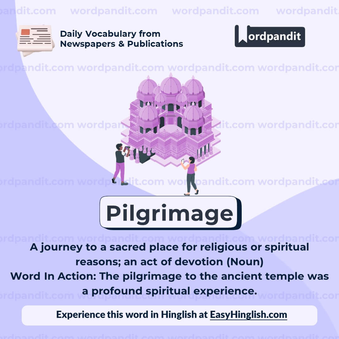 Pilgrimage Vocabulary Post