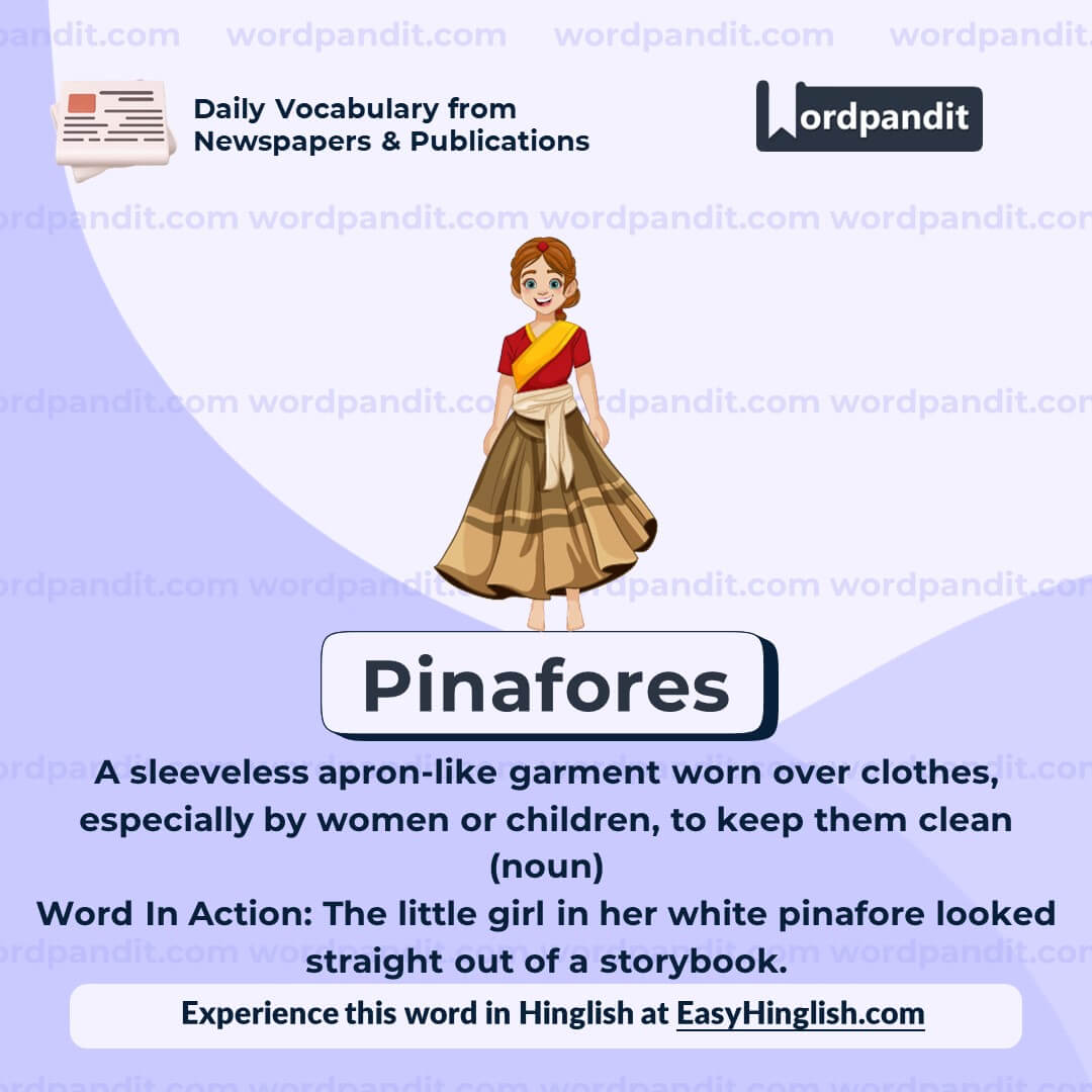 Pinafores Vocabulary Post
