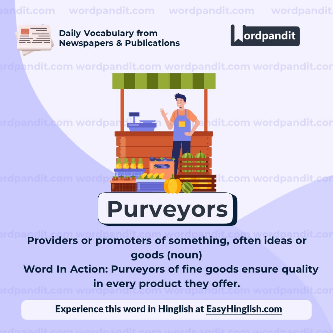 Purveyors Vocabulary Post
