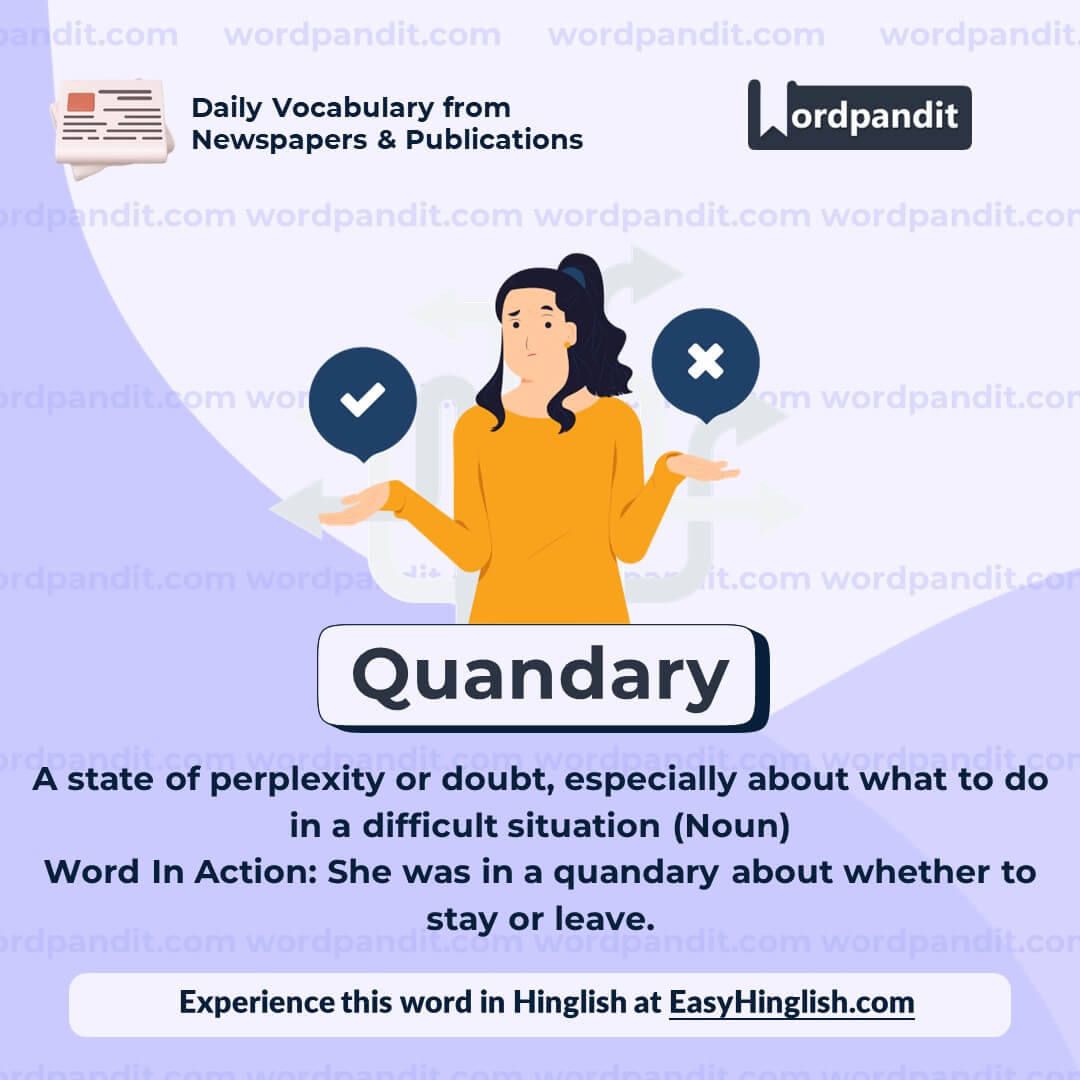 Quandary Vocabulary Post