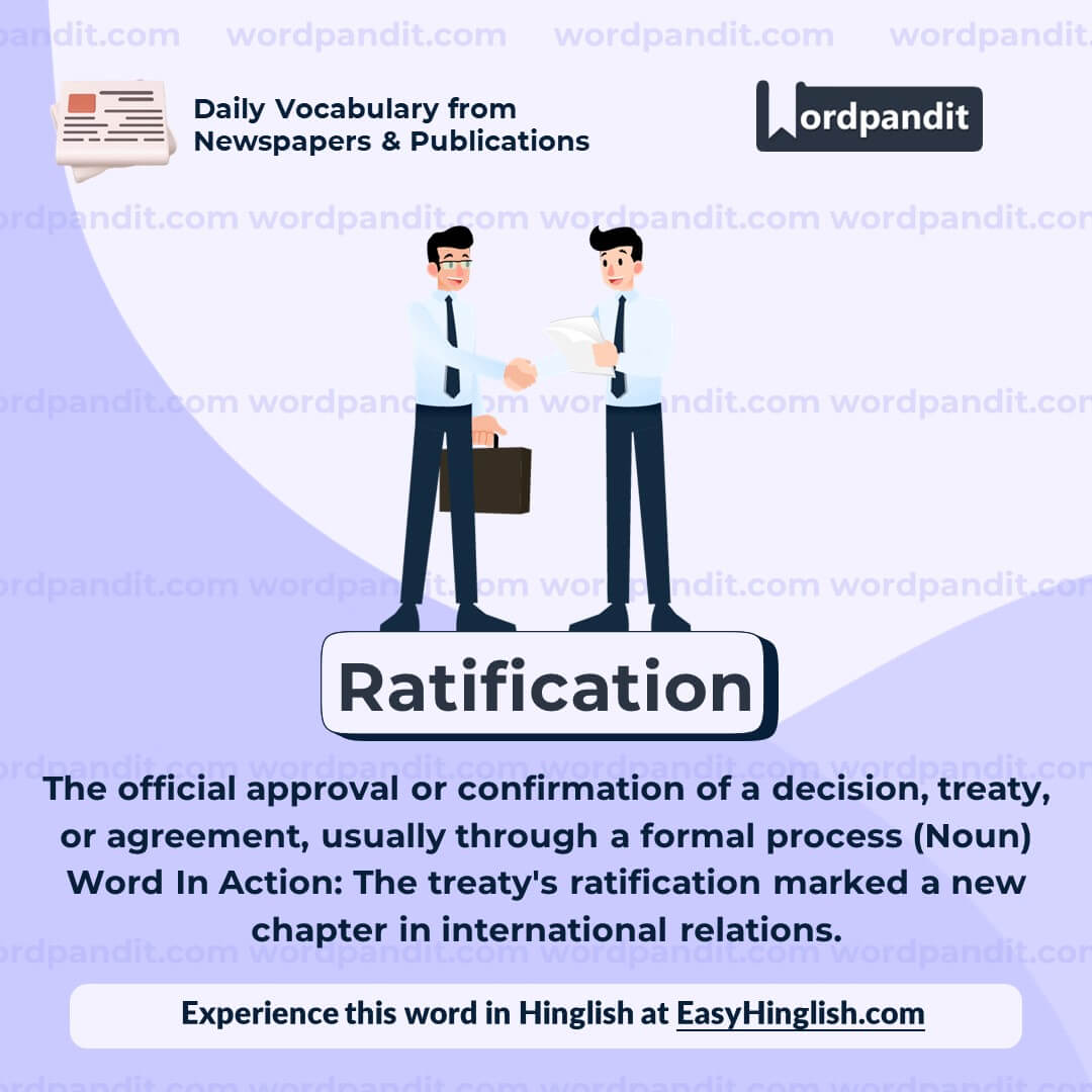 Ratification Vocabulary Post