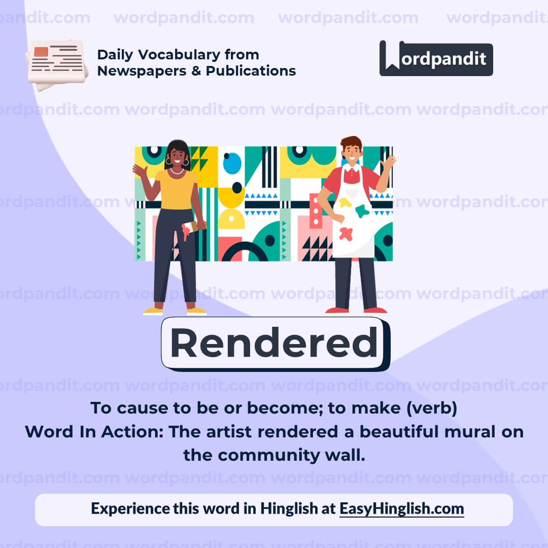 Rendered Vocabulary Post