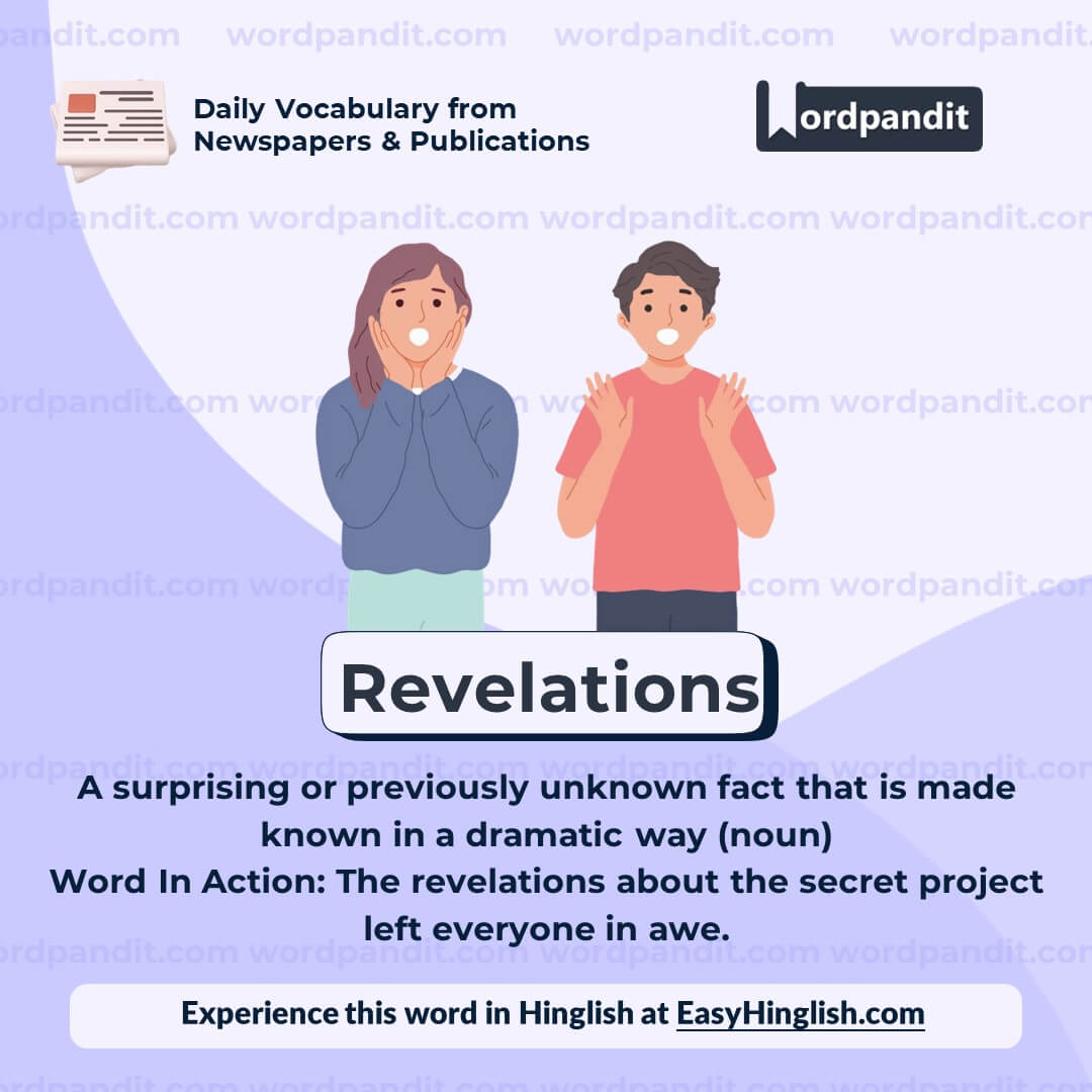 Revelations Vocabulary Post