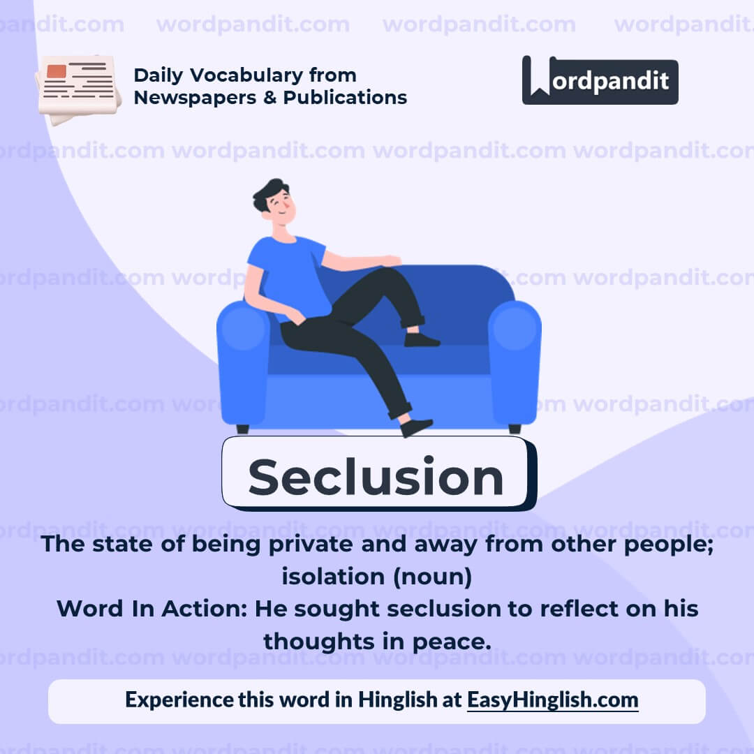 Seclusion Vocabulary Post