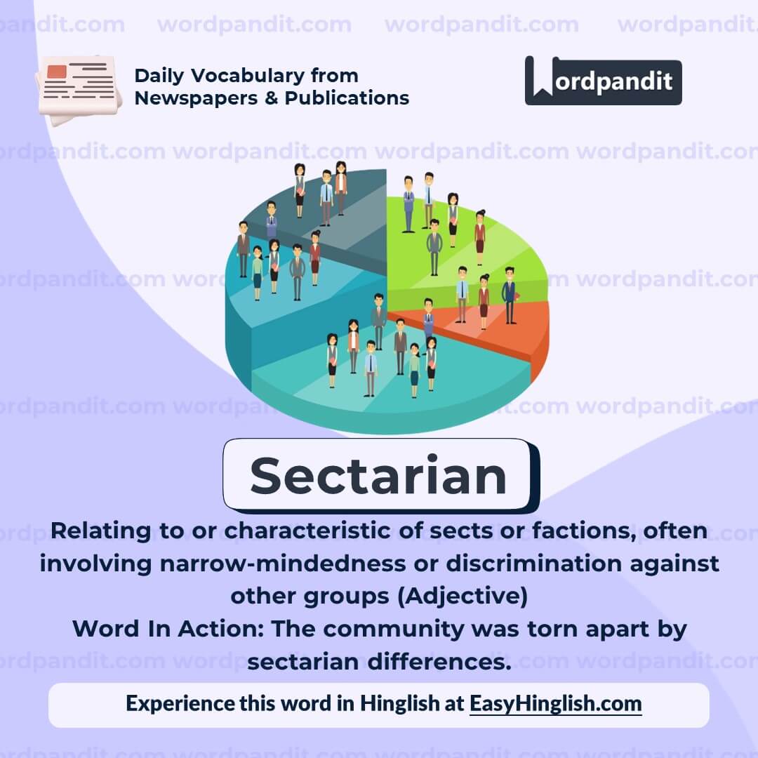 Sectarian Vocabulary Post Sectarian Vocabulary Post