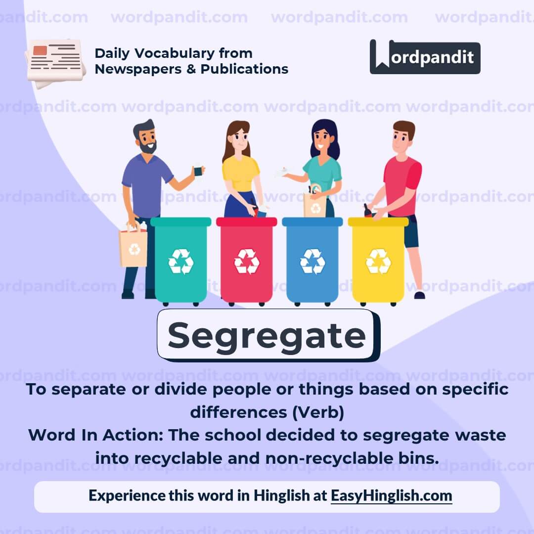 Segregate Vocabulary Post