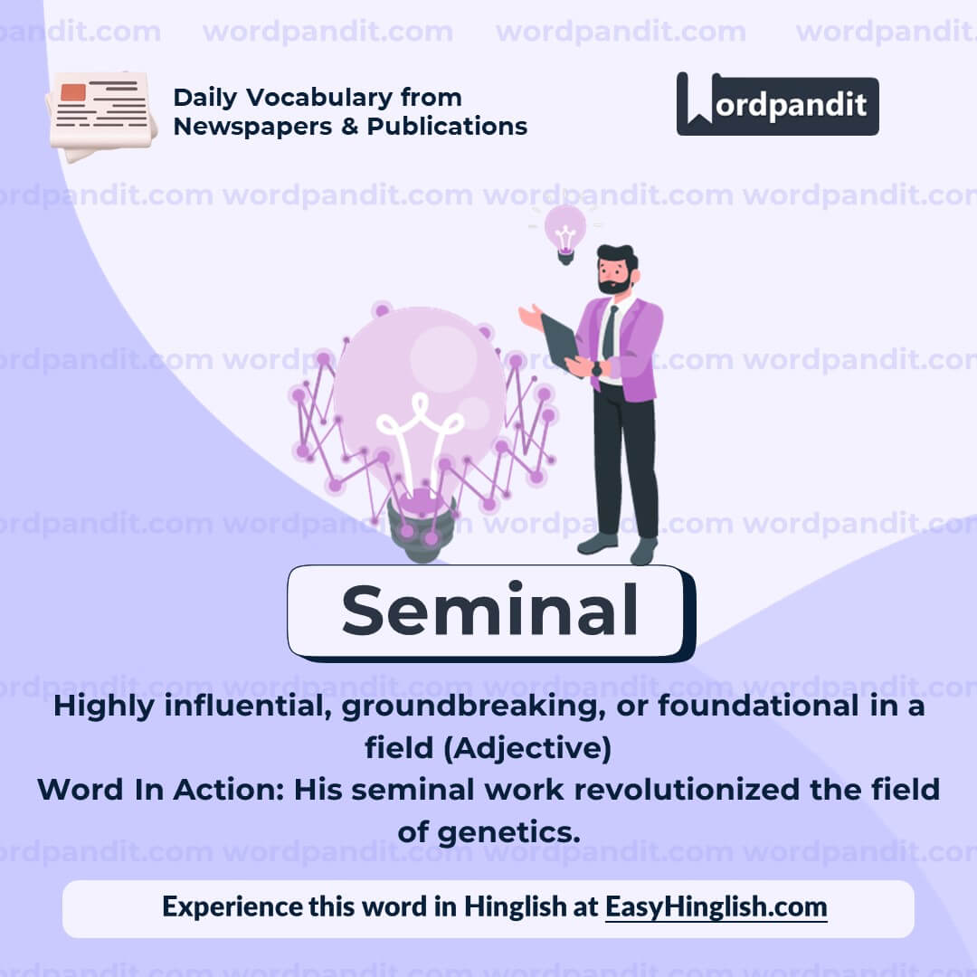 Seminal Vocabulary Post Seminal Vocabulary Post