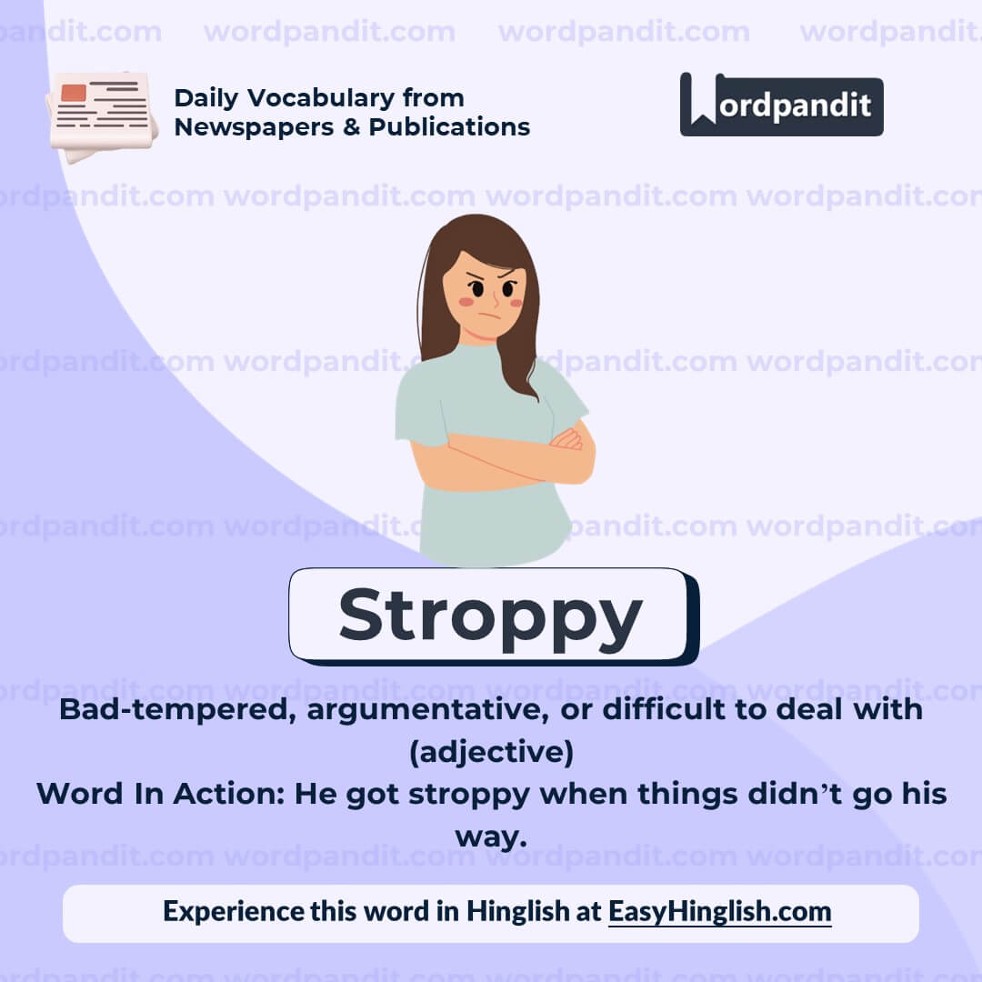 Stroppy Vocabulary Post