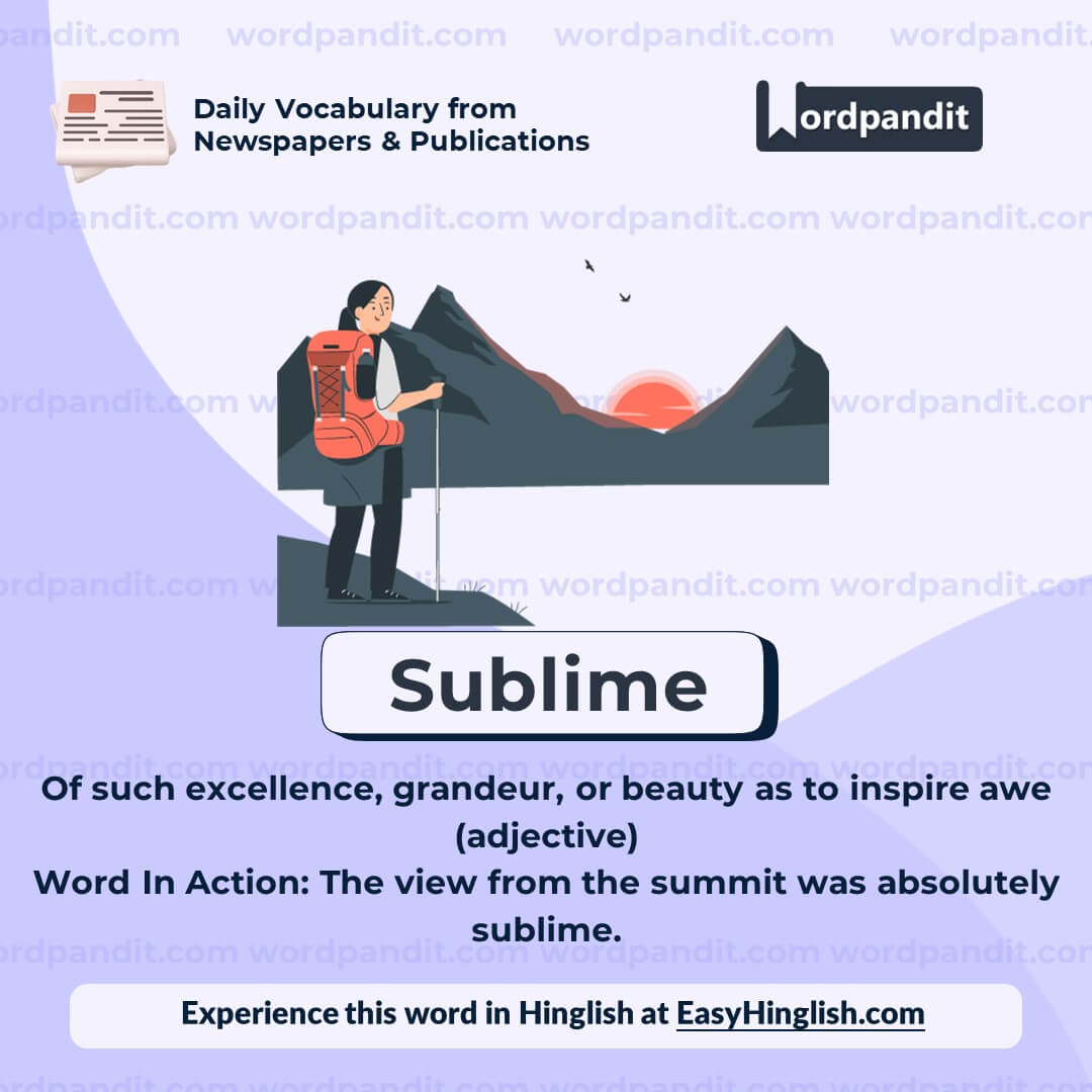 Sublime Vocabulary Post