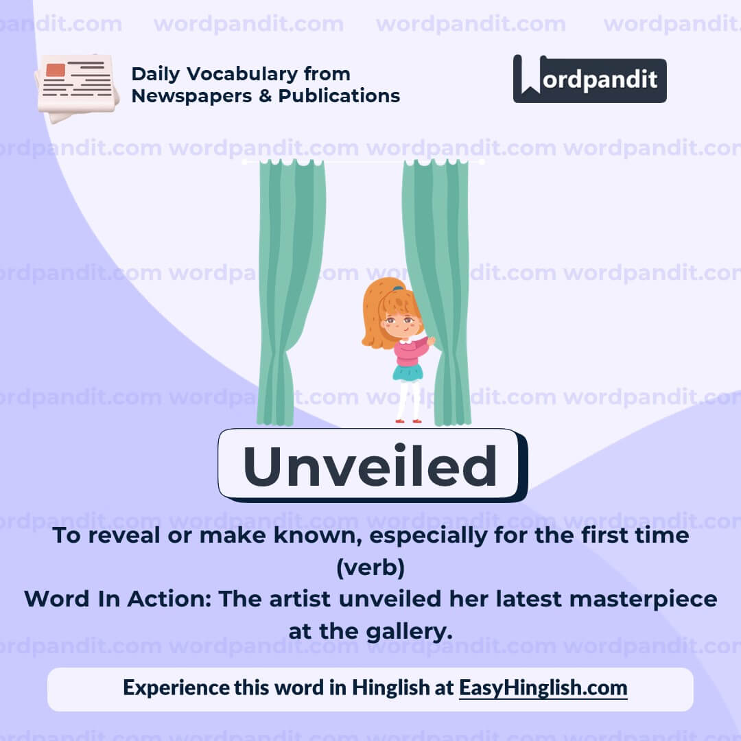 Unveiled Vocabulary Post Unveiled Vocabulary Post