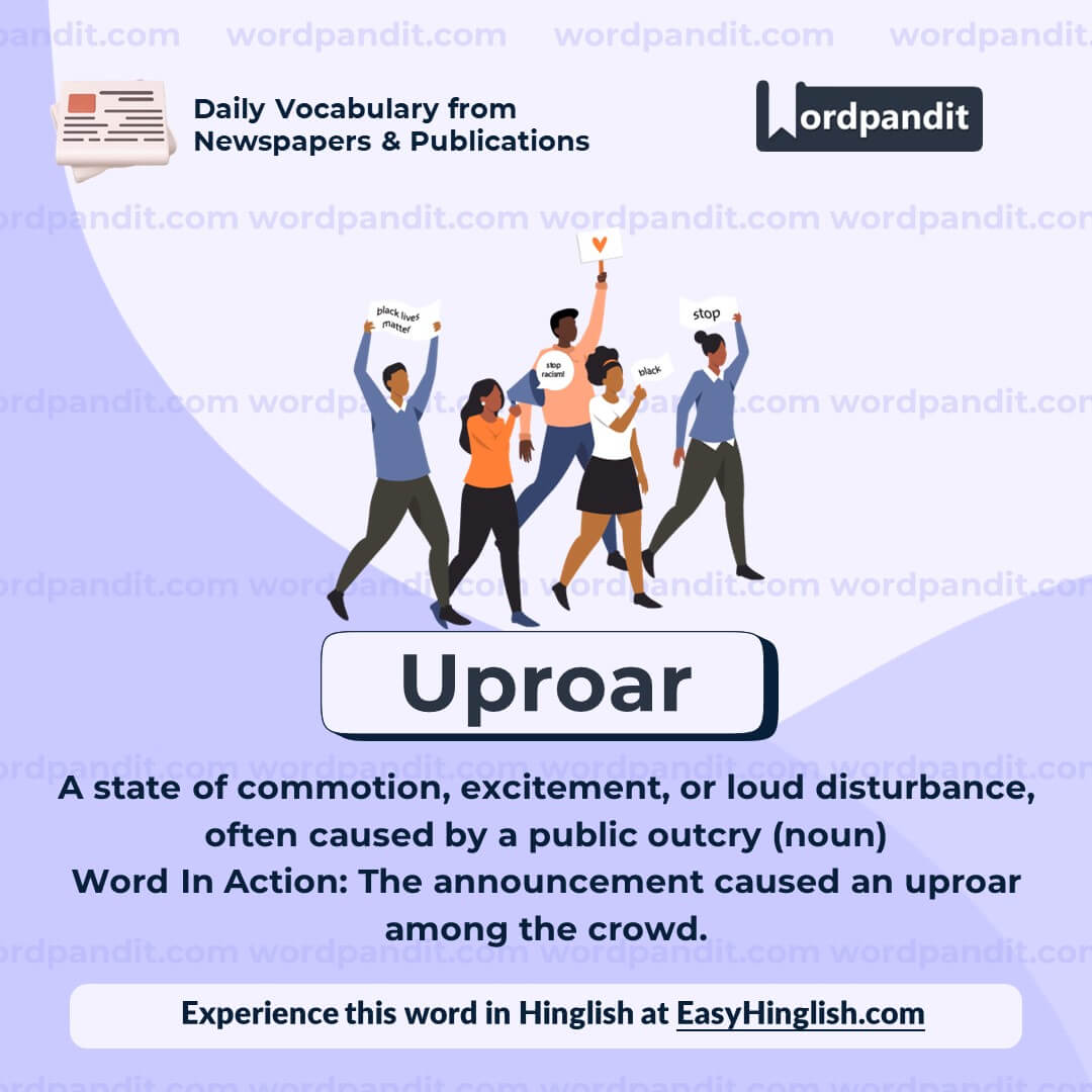 Uproar Vocabulary Post Uproar Vocabulary Post