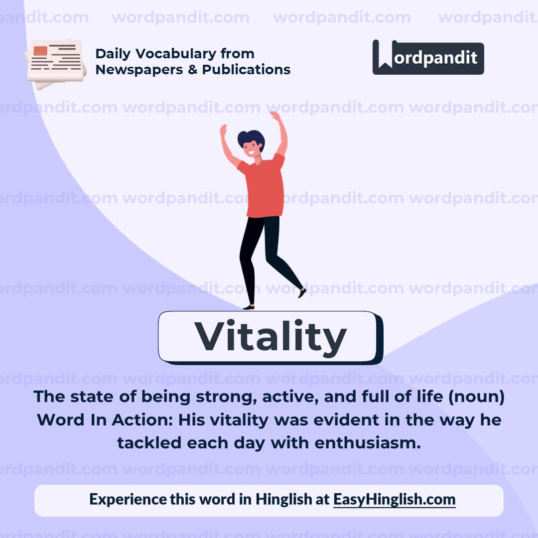 Vitality Vocabulary Post