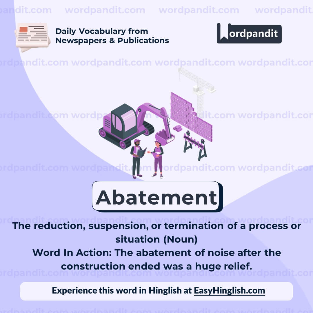 Abatement Vocabulary Post