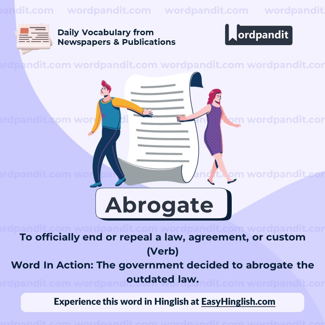 Abrogate Vocabulary Post