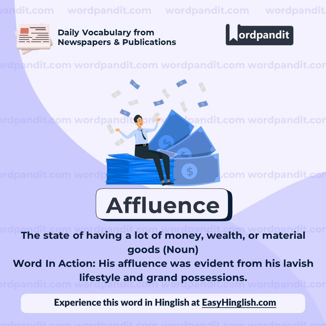 Affluence Vocabulary Post